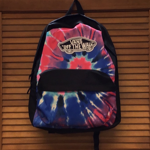 vans realm backpack tie dye